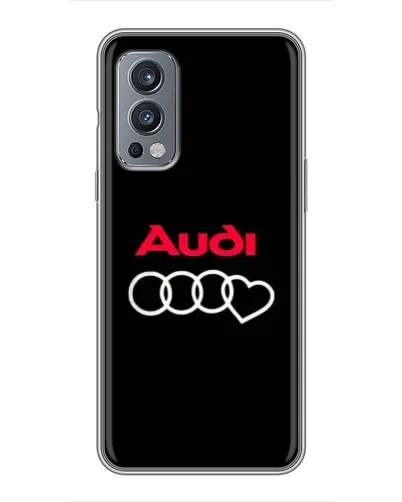 Чехол для OnePlus Nord 2 с картинкой «Логотип Audi Heart» Чехол для OnePlus Nord 2 с картинкой «Логотип Audi Heart»