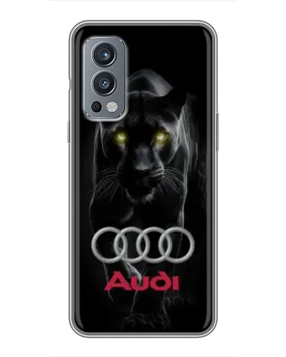 Чехол для OnePlus Nord 2 с картинкой «Пантера и Audi» Чехол для OnePlus Nord 2 с картинкой «Пантера и Audi»