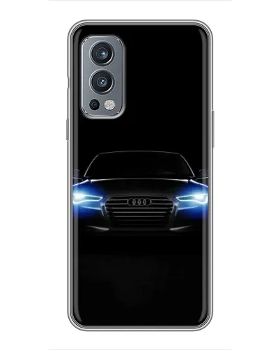 Чехол для OnePlus Nord 2 с картинкой «Audi в неоне» Чехол для OnePlus Nord 2 с картинкой «Audi в неоне»