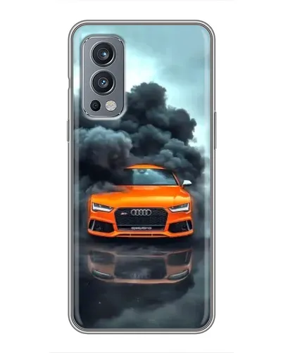 Чехол для OnePlus Nord 2 с картинкой «Audi в облаках дыма» Чехол для OnePlus Nord 2 с картинкой «Audi в облаках дыма»