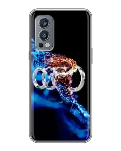 Чехол для OnePlus Nord 2 с картинкой «Энергия лого Audi» Чехол для OnePlus Nord 2 с картинкой «Энергия лого Audi»