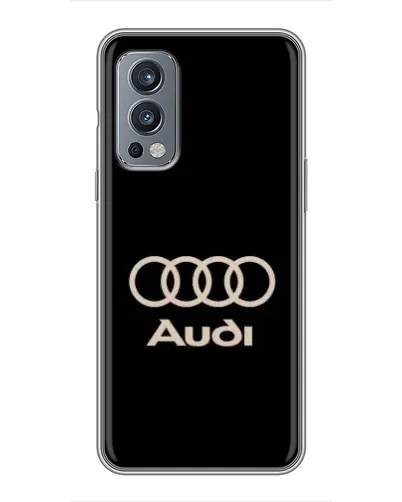 Чехол для OnePlus Nord 2 с картинкой «Audi — золотой логотип» Чехол для OnePlus Nord 2 с картинкой «Audi — золотой логотип»