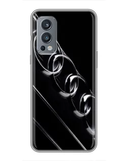 Чехол для OnePlus Nord 2 с картинкой «Audi — абстрактные кольца»