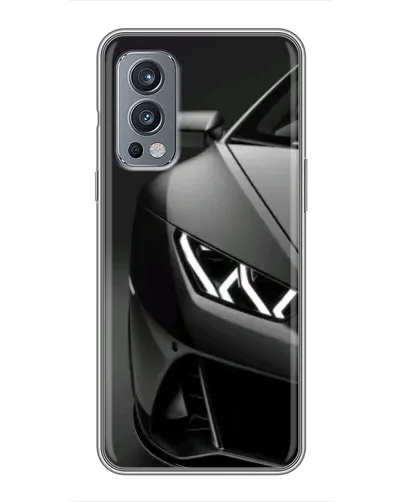 Чехол для OnePlus Nord 2 с картинкой «Lamborghini фары детализация»
