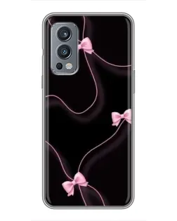 Чехол для OnePlus Nord 2 с картинкой «Розовые ленты» Чехол для OnePlus Nord 2 с картинкой «Розовые ленты»