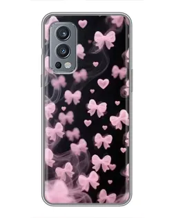 Чехол для OnePlus Nord 2 с картинкой «Неоновое кружево» Чехол для OnePlus Nord 2 с картинкой «Неоновое кружево»