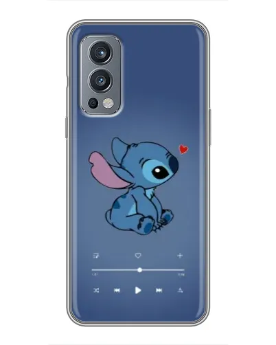Чехол для OnePlus Nord 2 с картинкой «Музыкальный Stitch» Чехол для OnePlus Nord 2 с картинкой «Музыкальный Stitch»