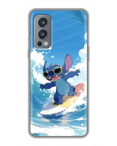 Чехол для OnePlus Nord 2 с картинкой «Стич на волне» Чехол для OnePlus Nord 2 с картинкой «Стич на волне»
