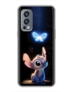 Чехол для OnePlus Nord 2 с картинкой «Сияющий Стич»