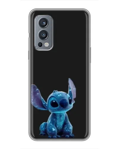 Чехол для OnePlus Nord 2 с картинкой «Стич на черном» Чехол для OnePlus Nord 2 с картинкой «Стич на черном»
