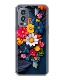 Чехол для OnePlus Nord 2 с картинкой «Цветочная феерия» Чехол для OnePlus Nord 2 с картинкой «Цветочная феерия»