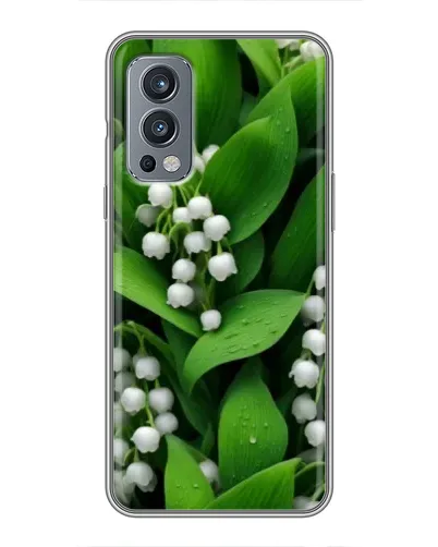 Чехол для OnePlus Nord 2 с картинкой «Ландыши в зелени»