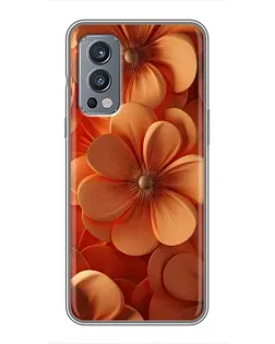 Чехол для OnePlus Nord 2 с картинкой «Оранжевый макро цветок» Чехол для OnePlus Nord 2 с картинкой «Оранжевый макро цветок»