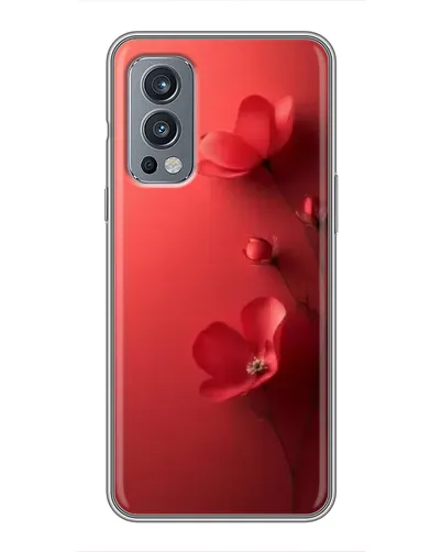 Чехол для OnePlus Nord 2 с картинкой «Маковые соцветия»