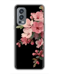 Чехол для OnePlus Nord 2 с картинкой «Розовая ветка сакуры» Чехол для OnePlus Nord 2 с картинкой «Розовая ветка сакуры»