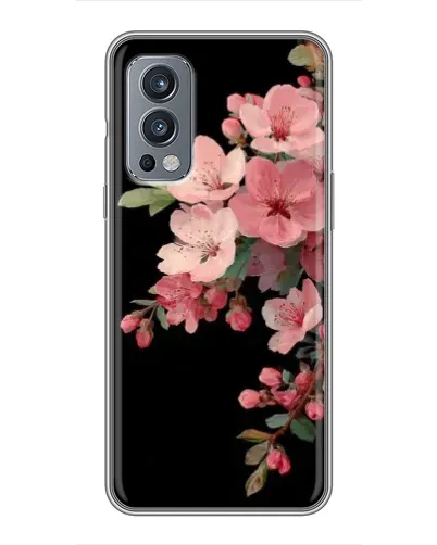 Чехол для OnePlus Nord 2 с картинкой «Розовая ветка сакуры»