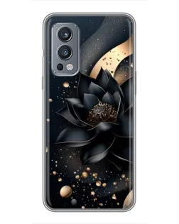 Чехол для OnePlus Nord 2 с картинкой «Черный лотос» Чехол для OnePlus Nord 2 с картинкой «Черный лотос»