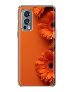 Чехол для OnePlus Nord 2 с картинкой «Оранжевые герберы» Чехол для OnePlus Nord 2 с картинкой «Оранжевые герберы»