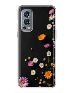 Чехол для OnePlus Nord 2 с картинкой «Цветочная композиция» Чехол для OnePlus Nord 2 с картинкой «Цветочная композиция»