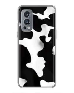 Чехол для OnePlus Nord 2 с картинкой «Черно-белое пятно»