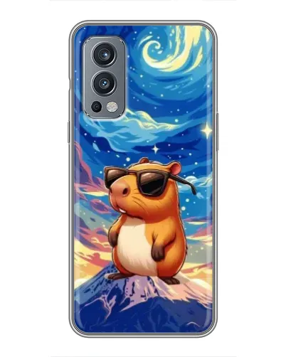 Чехол для OnePlus Nord 2 с картинкой «Капибара Ван Гога»