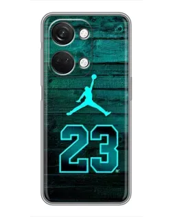 Чехол для OnePlus Nord 3 5G с картинкой «Jordan Cyan 23»
