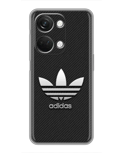 Чехол для OnePlus Nord 3 5G с картинкой «Adidas Карбоновая текстура»
