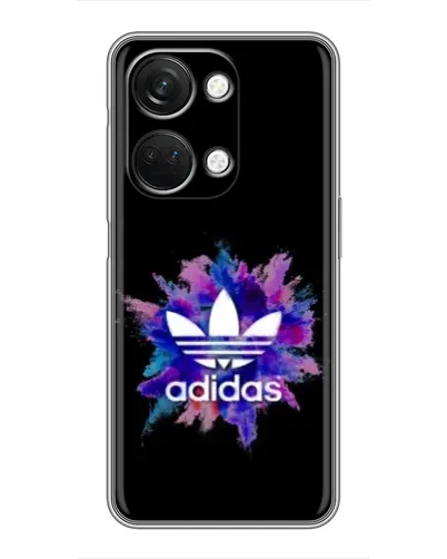 Чехол для OnePlus Nord 3 5G с картинкой «Взрыв красок Adidas»
