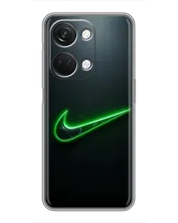 Чехол для OnePlus Nord 3 5G с картинкой «Неоновый контур Nike»