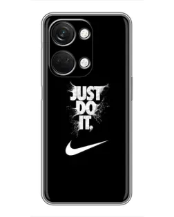 Чехол для OnePlus Nord 3 5G с картинкой «Текстовый принт Nike»