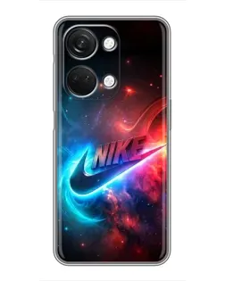Чехол для OnePlus Nord 3 5G с картинкой «Огненный логотип Nike»