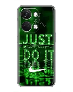 Чехол для OnePlus Nord 3 5G с картинкой «Зеленый неоновый Nike»