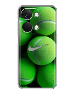 Чехол для OnePlus Nord 3 5G с картинкой «Теннисные мячи Найк»
