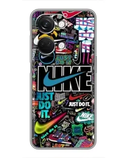 Чехол для OnePlus Nord 3 5G с картинкой «Яркий коллаж Nike»