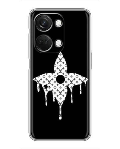 Чехол для OnePlus Nord 3 5G с картинкой «Цветочная монограмма»