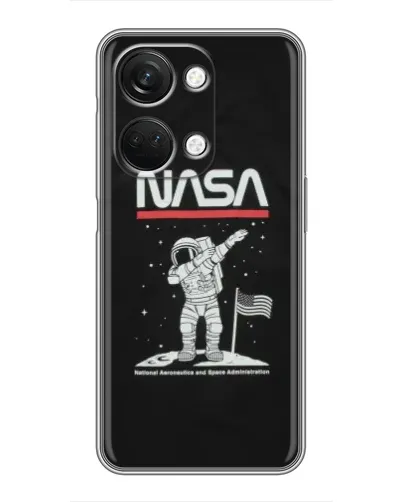Чехол для OnePlus Nord 3 5G с картинкой «NASA — шагаем по Луне»
