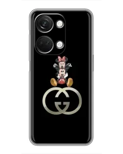 Чехол для OnePlus Nord 3 5G с картинкой «Минни Маус на лого»