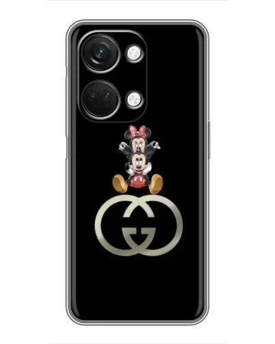 Чехол для OnePlus Nord 3 5G с картинкой «Минни Маус на лого»