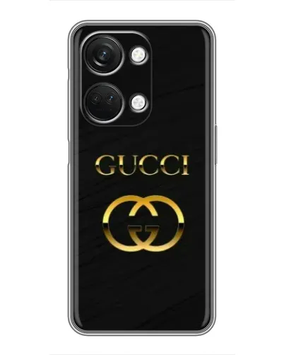 Чехол для OnePlus Nord 3 5G с картинкой «Золотой логотип Gucci»