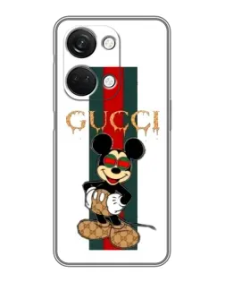 Чехол для OnePlus Nord 3 5G с картинкой «Микки Маус Gucci — полосы»
