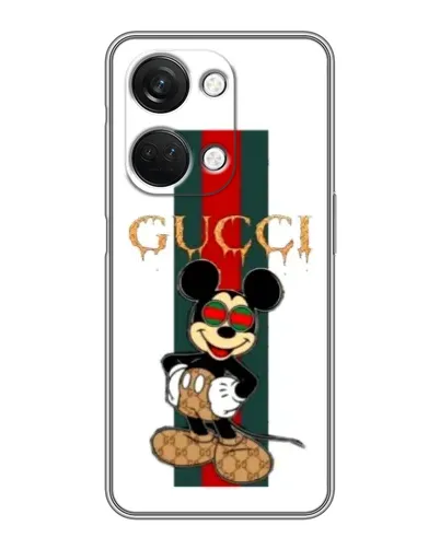 Чехол для OnePlus Nord 3 5G с картинкой «Микки Маус Gucci — полосы»