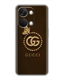 Чехол для OnePlus Nord 3 5G с картинкой «Gucci — золотая бабочка»