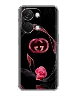 Чехол для OnePlus Nord 3 5G с картинкой «Gucci — неоновая роза»