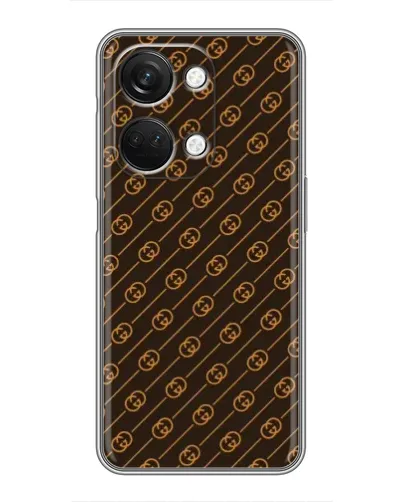 Чехол для OnePlus Nord 3 5G с картинкой «Gucci — золотые диагонали»