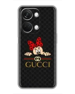 Чехол для OnePlus Nord 3 5G с картинкой «Минни Маус Gucci — черный»