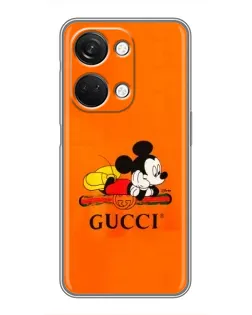 Чехол для OnePlus Nord 3 5G с картинкой «Микки Маус Gucci — оранж»