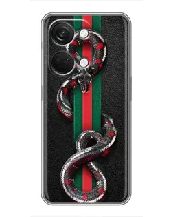Чехол для OnePlus Nord 3 5G с картинкой «Gucci — змея на полосе»