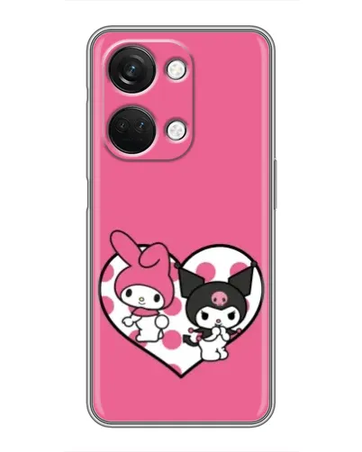Чехол для OnePlus Nord 3 5G с картинкой «Kuromi и My Melody»