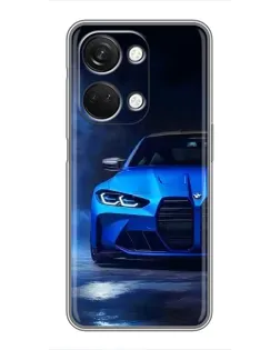 Чехол для OnePlus Nord 3 5G с картинкой «Голубая BMW M4»