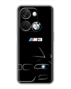 Чехол для OnePlus Nord 3 5G с картинкой «Минималистичный принт BMW M3»